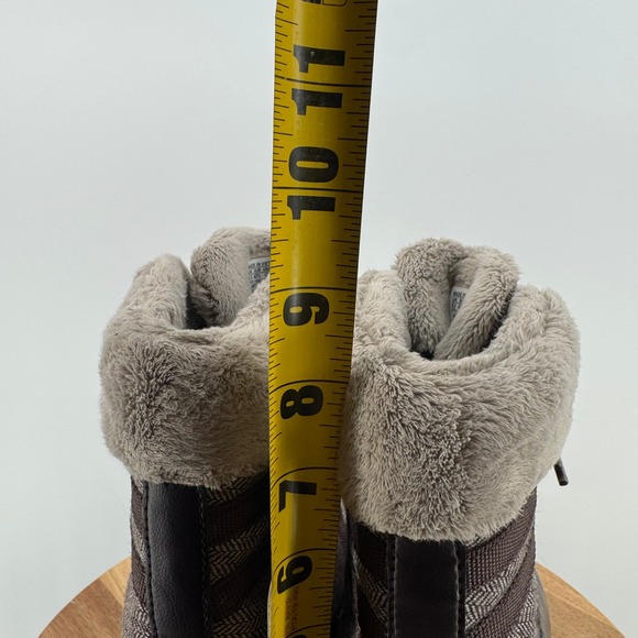 Salomon Heika CS Waterproof Thinsulate Boots Faux Fur Lined Lace Up Womens 8.5 - Picture 6 of 14